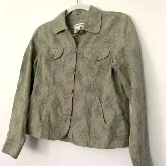 Coldwater Creek Women's Linen Blend Jacket Size XS - Picture 2 of 10